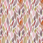 Voyage Maison Koyo Printed Cotton Fabric in Mulberry