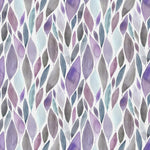 Voyage Maison Koyo Printed Cotton Fabric in Violet