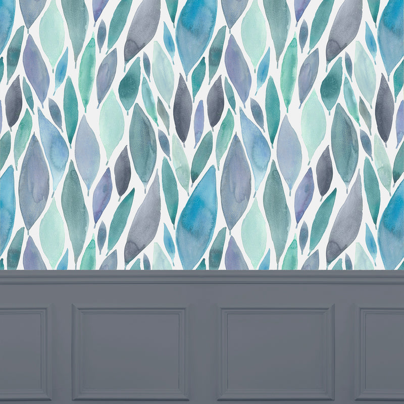 Voyage Maison Koyo 1.4m Wide Width Wallpaper in Aqua