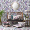 Voyage Maison Koyo 1.4m Wide Width Wallpaper in Violet