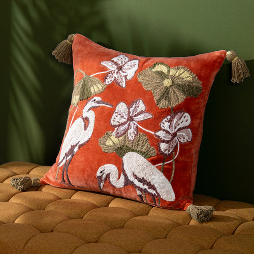 Wylder Kushiro Cushion Cover in Coral