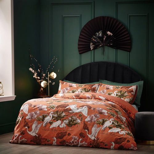 Wylder Kushiro Duvet Cover Set in Coral