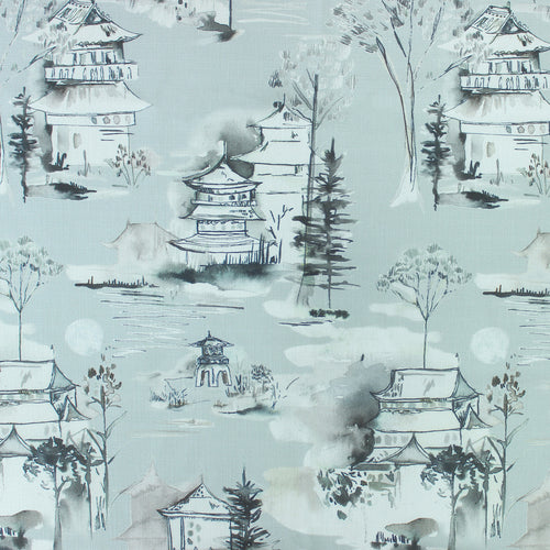 Voyage Maison Kyoto Printed Fabric in Opal