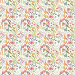 Voyage Maison Laamora Printed Linen Fabric in Summer/Ecru