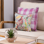 Voyage Maison Lady Grouse Small Printed Cushion Cover in Robins Egg