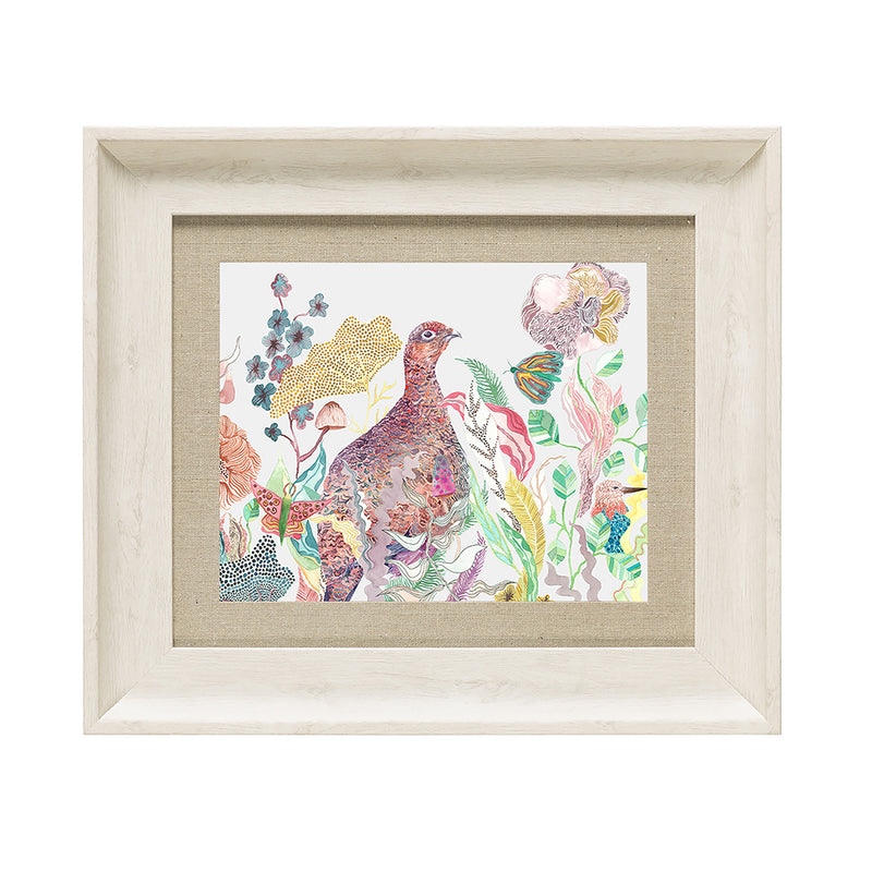 Voyage Maison Lady Grouse Framed Print in Linen