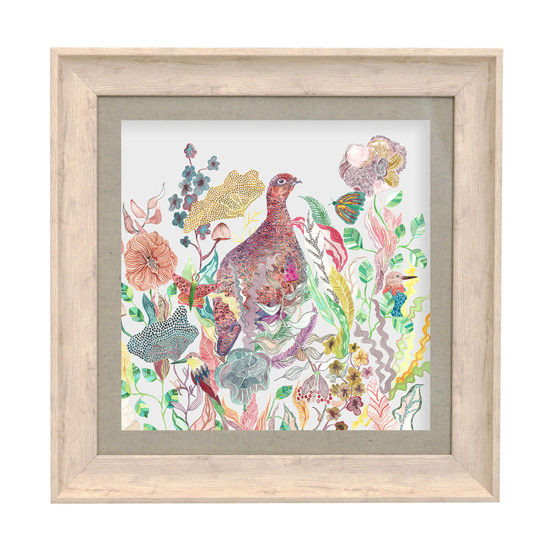 Voyage Maison Lady Grouse Framed Print in Linen