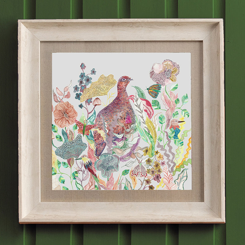 Voyage Maison Lady Grouse Framed Print in Linen