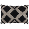 furn. Lamar Tufted Diamond Cushion Cover in Black