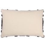 furn. Lamar Tufted Diamond Cushion Cover in Black