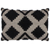 Geometric Black Cushions - Lamar Tufted Diamond Cushion Cover Black Furn