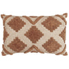 furn. Lamar Tufted Diamond Cushion Cover in Cinnamon