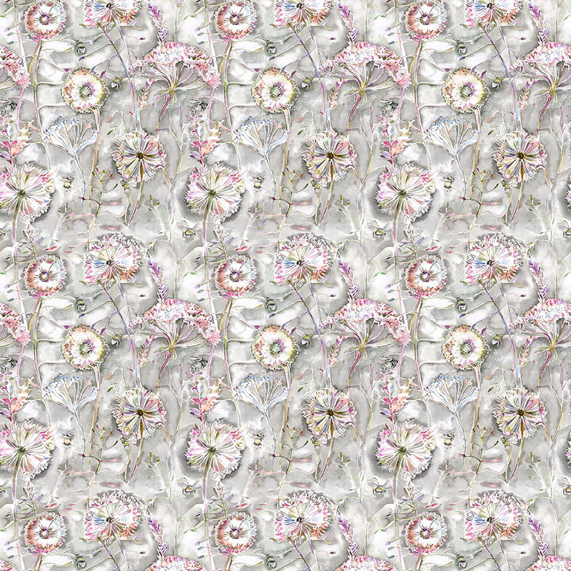 Voyage Maison Langdale Printed Cotton Fabric in Orchid