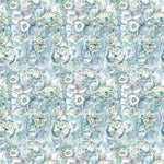 Voyage Maison Langdale Printed Cotton Fabric in Teal