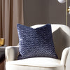 HÖEM Lanzo Cut Velvet Piped Cushion Cover in Dusk