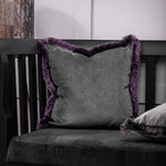 Voyage Maison Lapis Velvet Cushion Cover in Berry