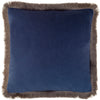 Voyage Maison Lapis Velvet Fringed Cushion Cover in Bluebell