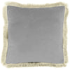 Additions Lapis Velvet Cushion Cover in Dove