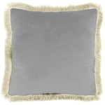 Additions Lapis Velvet Cushion Cover in Dove