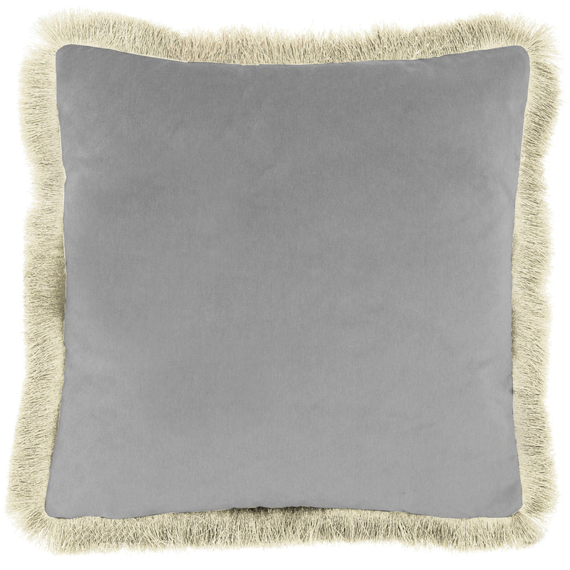 Additions Lapis Velvet Cushion Cover in Dove