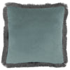 Voyage Maison Lapis Velvet Fringed Cushion Cover in Lake