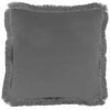 Voyage Maison Lapis Velvet Fringed Cushion Cover in Silver