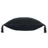  Black Cushions - Larch Woven Cushion Cover Black Yard