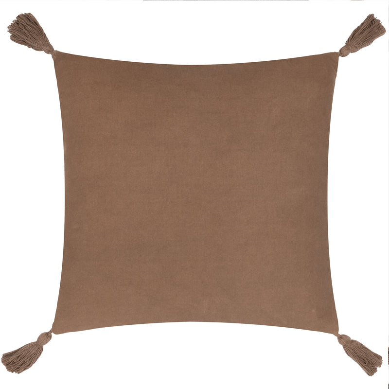  Brown Cushions - Larch Woven Cushion Cover Cocoa Yard