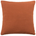 Yard Lark Muslin Crinkle Cotton Cushion Cover in Pecan