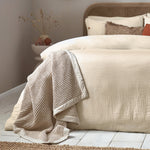 Yard Lark Cotton Muslin Duvet Cover Set in Natural