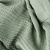 Plain Green Throws - Lark Muslin Cotton Throw Eucalyptus Yard