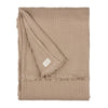 Plain Brown Throws - Lark Muslin Cotton Throw Mole Yard