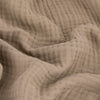 Plain Brown Throws - Lark Muslin Cotton Throw Mole Yard
