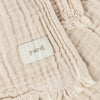 Plain Beige Throws - Lark Muslin Cotton Throw Natural Yard