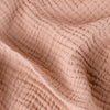 Plain Pink Throws - Lark Muslin Cotton Throw Pink Clay Yard