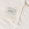 Plain White Throws - Lark Muslin Cotton Throw White Yard