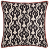 Geometric Black Cushions - Laucala Ikat Bohemian Cushion Cover Black Wylder