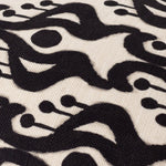 Geometric Black Cushions - Laucala Ikat Bohemian Cushion Cover Black Wylder