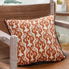 Geometric Brown Cushions - Laucala Ikat Bohemian Cushion Cover Sunset Wylder