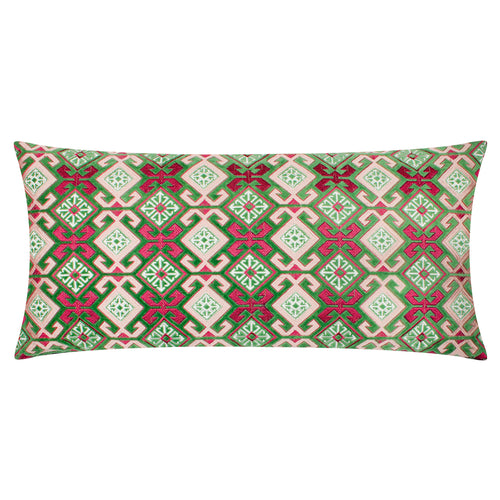  Cushions - Laurel  Cushion Cover Cerise/Jade 1973