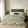 Woodland Green Bedding  - Lauro Printed Reversible Duvet Cover Set Olive Hoem