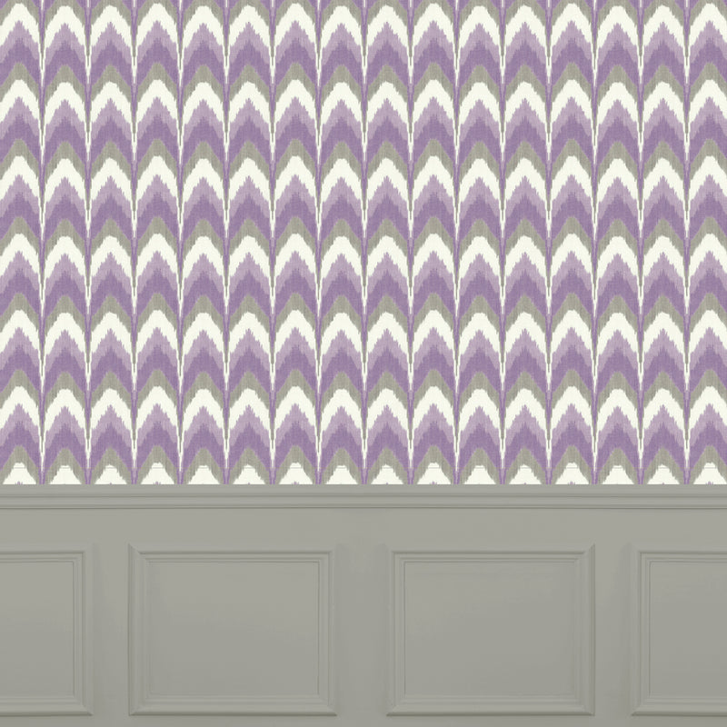 Voyage Maison Lausha 1.4m Wide Width Wallpaper in Grape