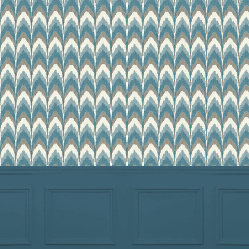 Voyage Maison Lausha 1.4m Wide Width Wallpaper in Peacock