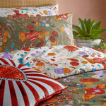 Abstract Multi Bedding - La Vida Festive Reversible Duvet Cover Set Multicoloured furn.