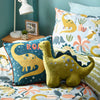 little furn. Little Dinos Scandi Duvet Cover Set in Blue/Green