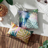 Jungle Pink Cushions - Leafy Rectangular Outdoor Cushion Cover Blush furn.