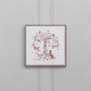 Voyage Maison Leaping Into the Fauna Framed Canvas in Stone