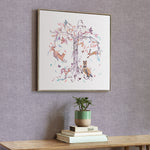 Voyage Maison Leaping Into the Fauna Framed Canvas in Stone