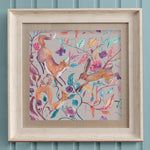 Voyage Maison Leaping Into The Fauna Framed Print in Birch/Fig