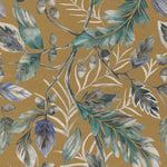 Voyage Maison Danbury Printed Velvet Fabric (By The Metre) in Ochre